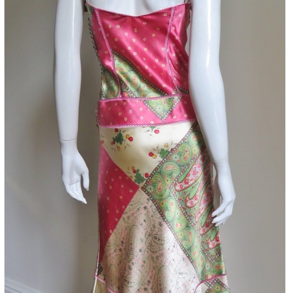 Silk with handmade stiches Christian Dior dress by John galliano - Picture 7 of 11